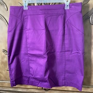 Worthington office skirt 18 orchid purple